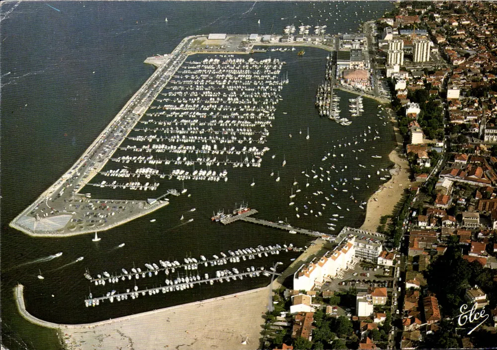 Arcachon Freizeithafen — Luftbild — Verlag Elcée, Nr. 7338 - Vorderseite