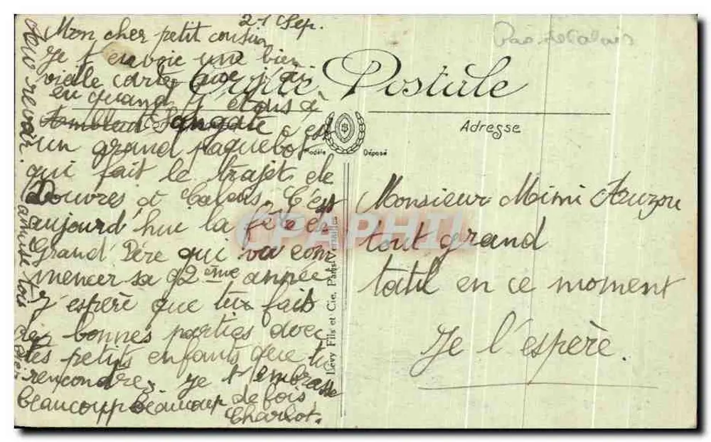 Calais — Turbie S « La Reina » — IL - Reverso
