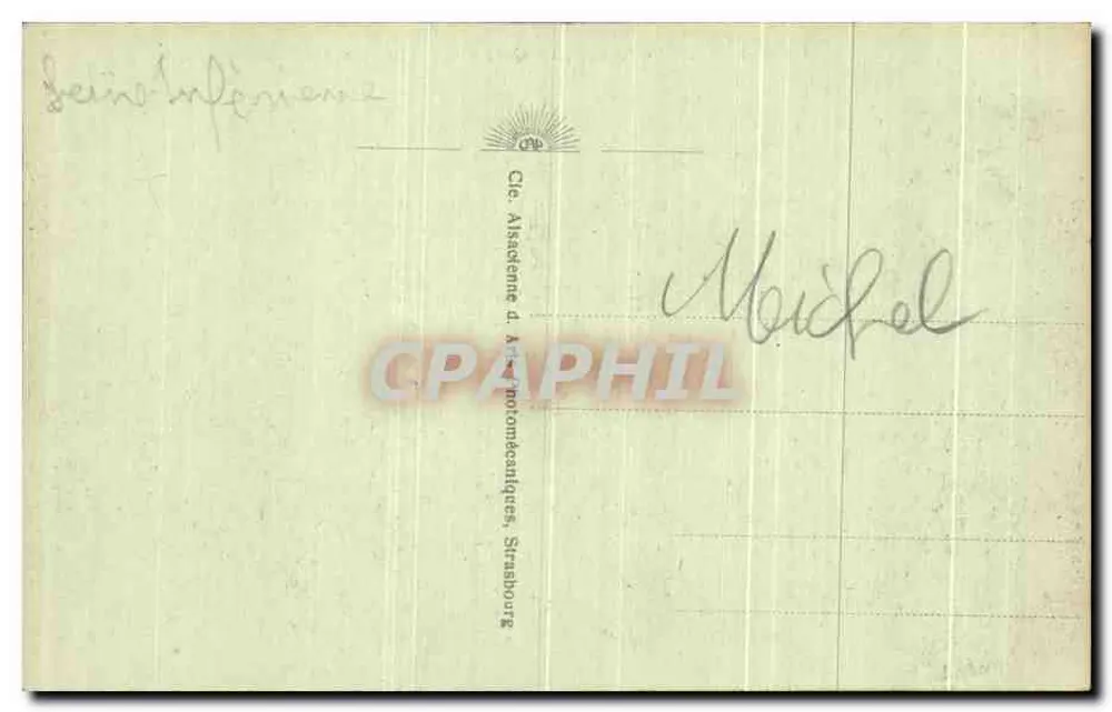 Dieppe — Perspectiva do Quai Duquesnes e da Câmara de Comércio — CAP, n°103 - Verso