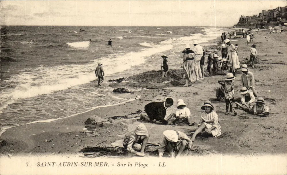 Saint-Aubin-sur-Mer — Auf der Strand — LL - Vorderseite