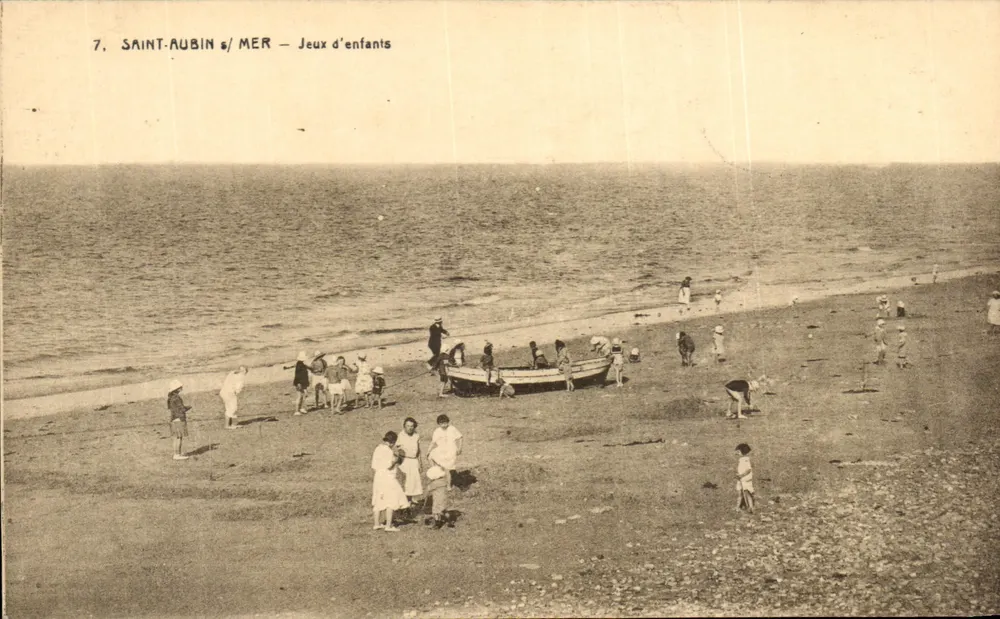 Saint-Aubin-sur-Mer — Jogos de Crianças — E. Desaix - Frente
