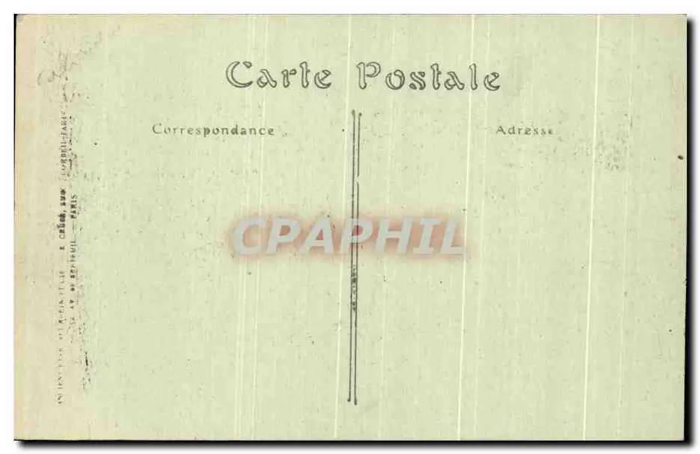 Houlgate (Calvados) — Allgemeiner Blick von der Villa Foucher de Careil — ND Photo - Rückseite