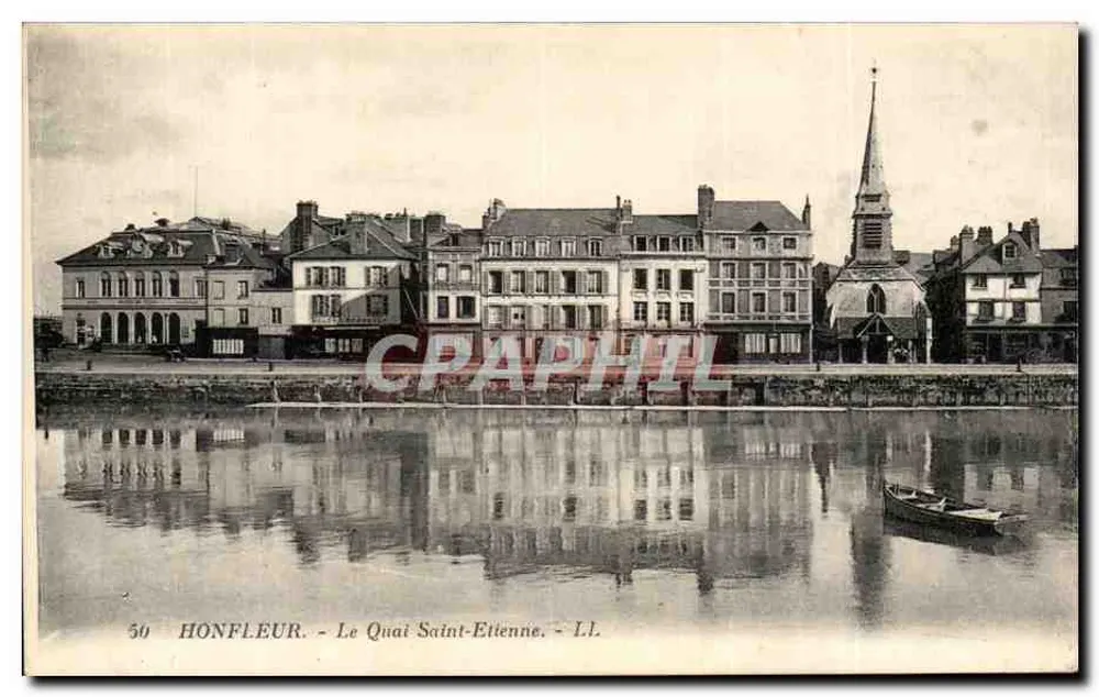 Honfleur - O Quai Saint-Etienne - LL - Frente