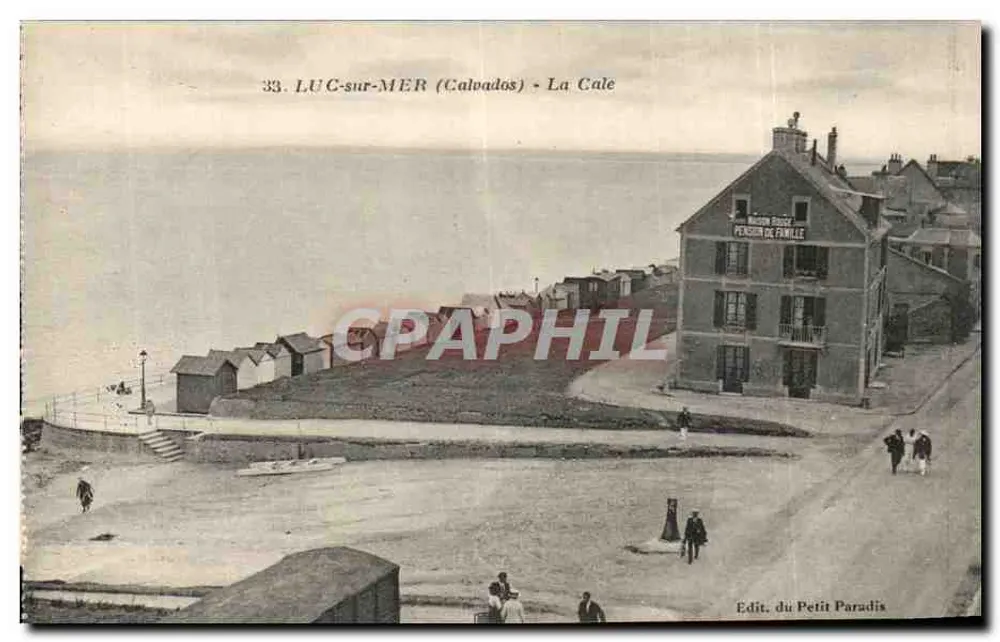 Luc-sur-Mer (Calvados) - La Cale — Maison Rose, Pension de Famille — Edit. du Petit Paradis - Vorderseite