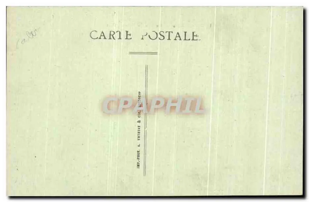 Oustreham — Die Drague im Hafen — Edition G. Guernier - Rückseite
