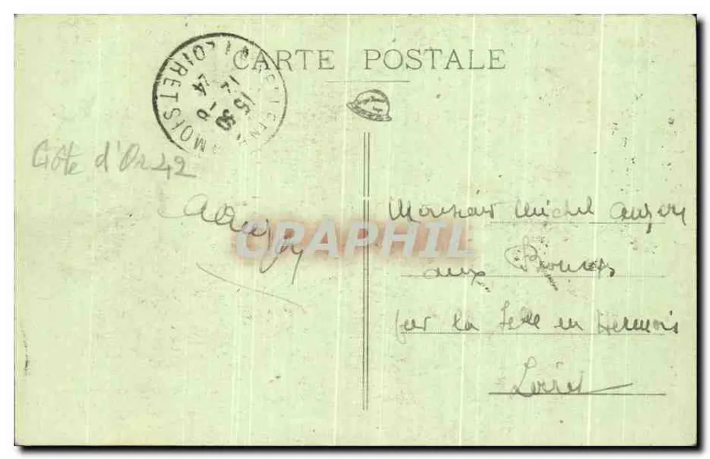 Dijon — Casa das Cariatides — editor Paney, n°120 - Verso