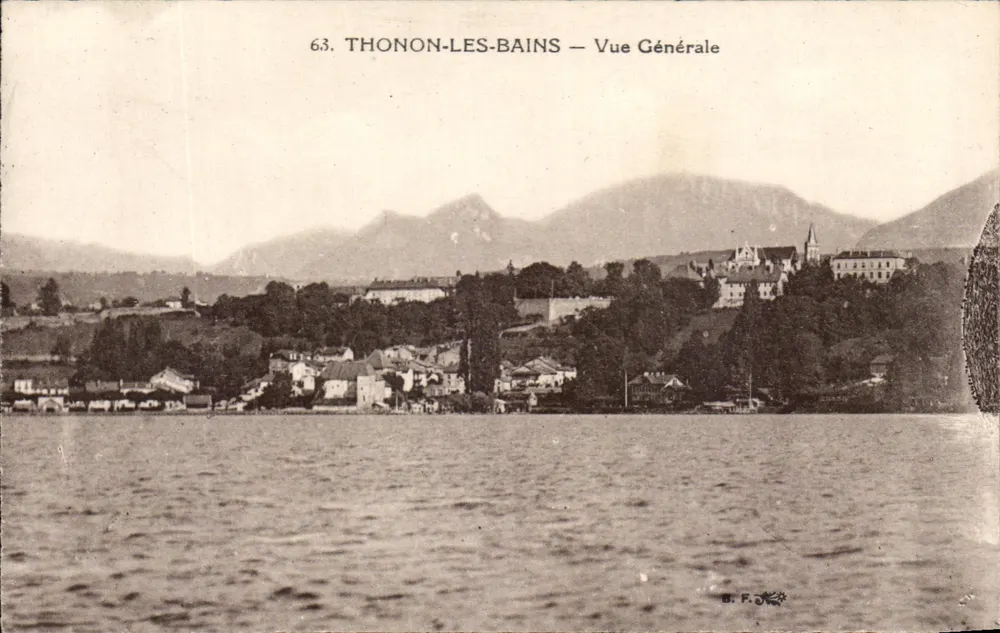 Thonon-les-Bains — Vue Générale — B.F. n°63 - Frente