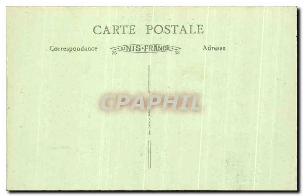 Thonon-les-Bains — Vue Générale — B.F. n°63 - Verso
