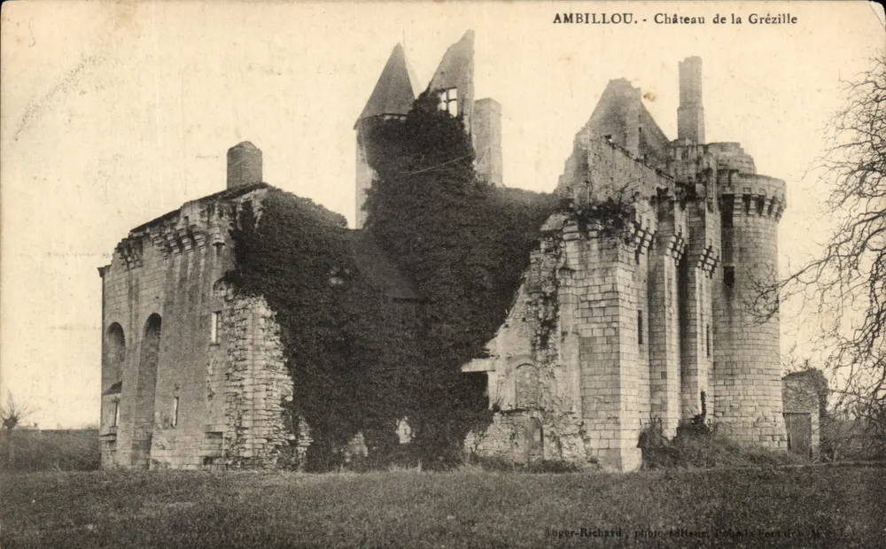 Ambillou - Castelo da Grézille — Bager-Richard, editor - Frente
