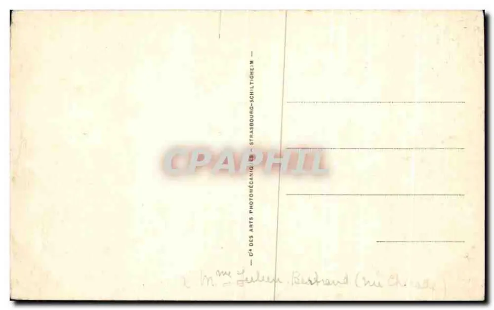 पोसे (इंड्रे-एत-लूअर) — किला — C.A. ऑफ़ आर्ट्स, स्ट्रासबर्ग - पीछे