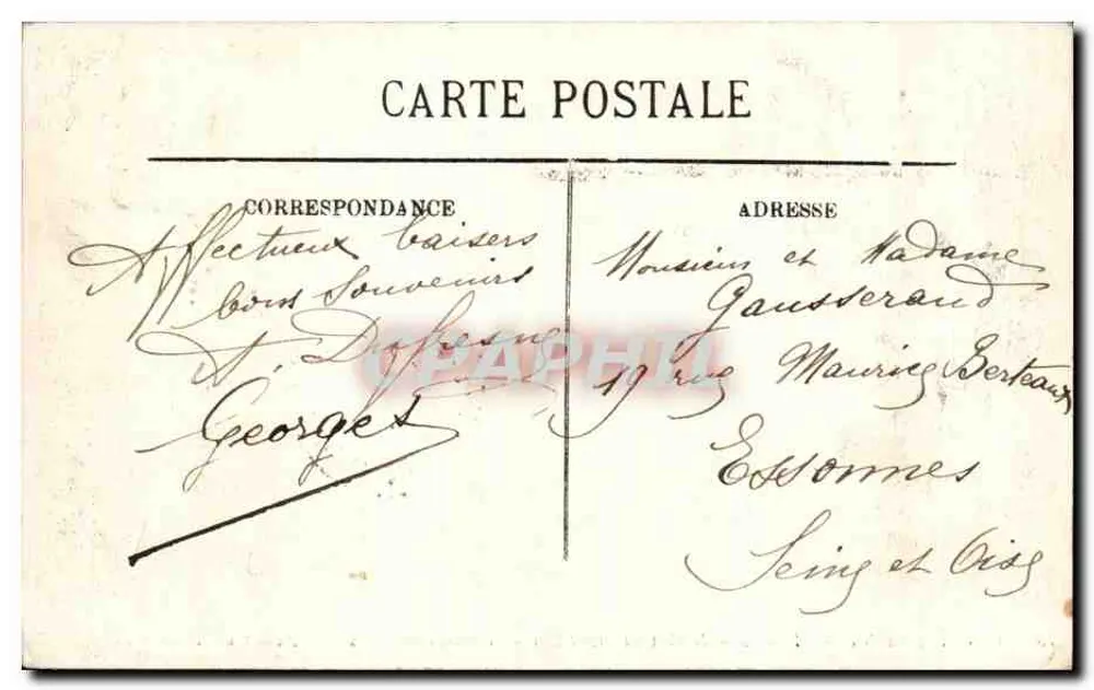 Entorno de Sainte-Maure — Noyant (Loire-Atlantique) — Castelo de Brou (sul), construído no século XV - Verso