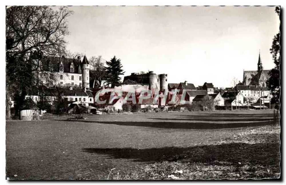 Montresor — Schloss, alte Türme und Kirche — Verlag: Jules Charbonnier, Tours - Vorderseite