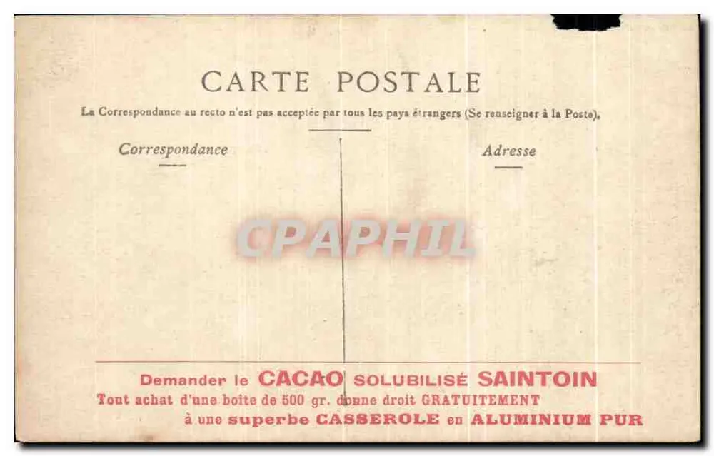 Le Château de Châteauches — ruines de tours rondes et carrées — éditeur imprimeur non identifié - Verso