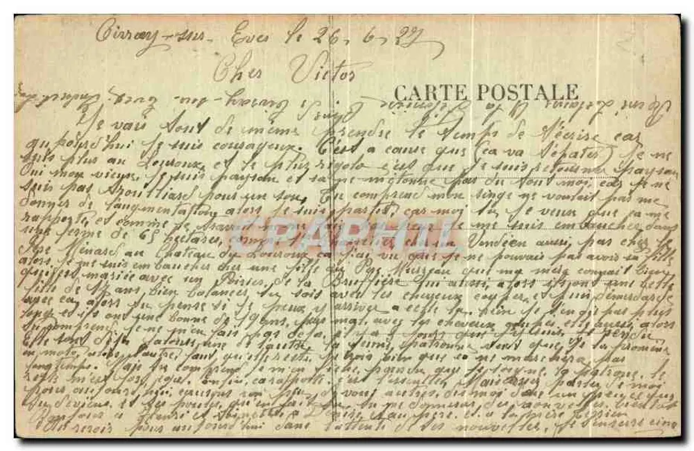 Dintorni di LOCHES — Castello del Pressoir — Editore: Léon Arnaudon - Verso