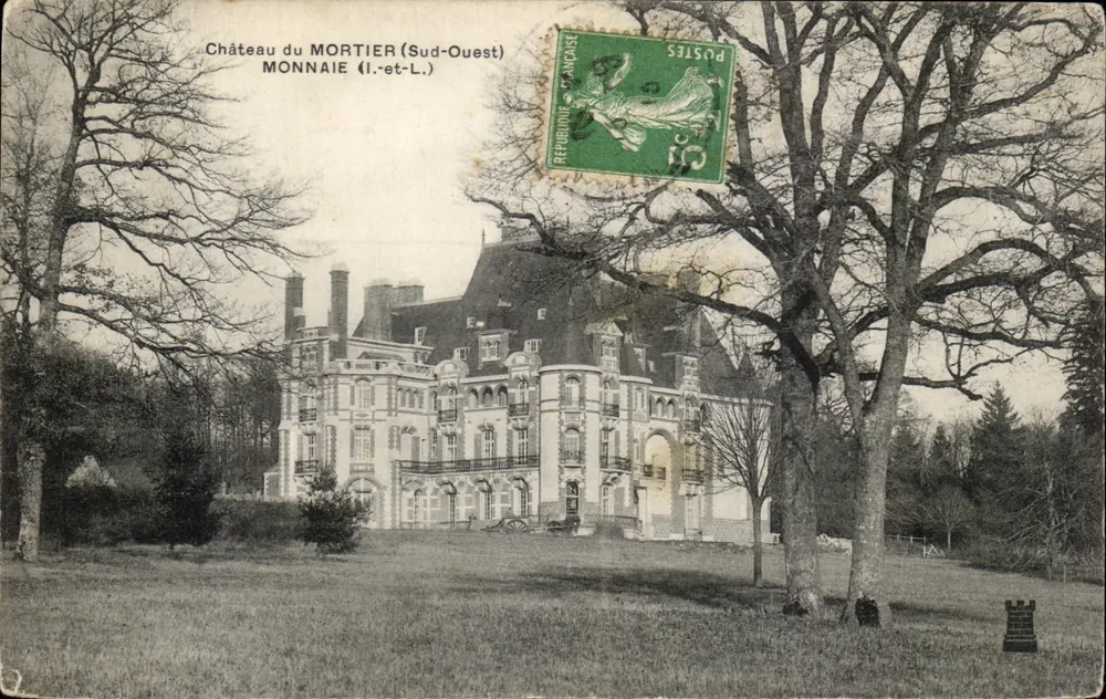 Castelo do Mortier (Sudeste) — Monnaie (I.-e-L.) — editor não visível - Frente