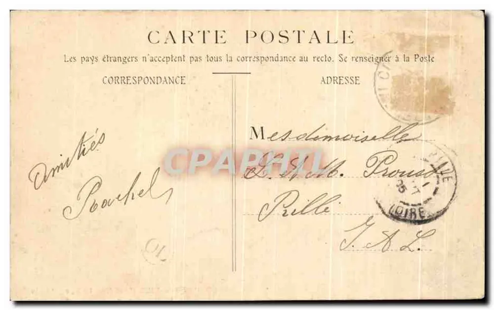 Cinq-Mars-la-Pile (Ille-et-Vilaine) — Vista geral — editor desconhecido, n° de série 1 - Verso