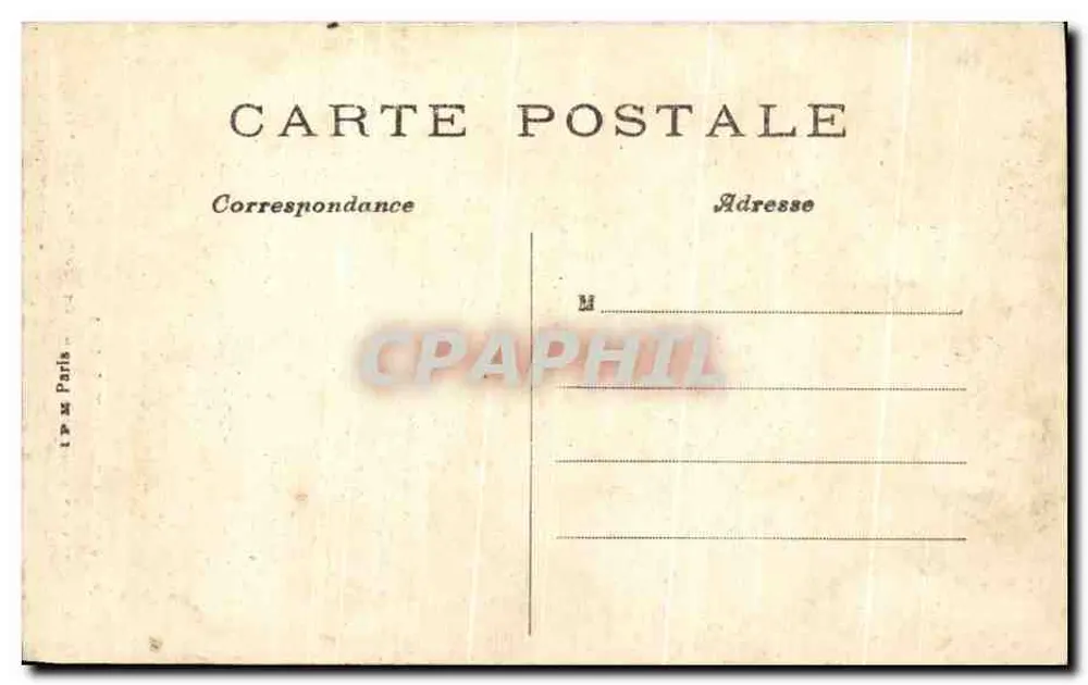 Châteaurenault (Indre-et-Loire) — Die Gewächshäuser des Schlosses und die 11. Jahrhundert Carament-Turm — Sammlung Brindeau - Rückseite