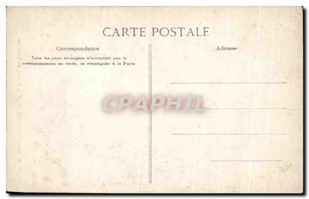 Châteaurenault — Entrada do Castelo — editor não identificado, n° de série 3 - Verso