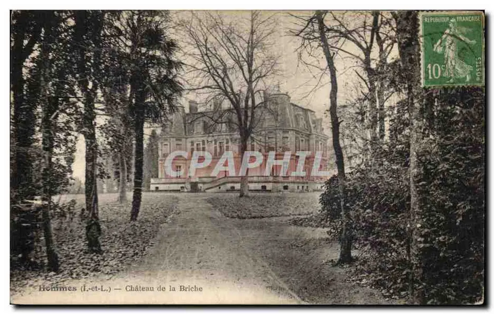 Hommes (I.-et-L.) — Castelo de la Briche - Frente