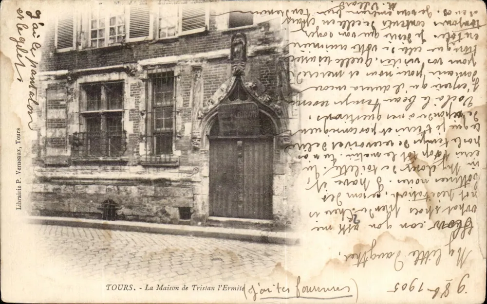 TOURS - A Casa de Tristan l'Ermita — Livraria P. Verneaux, Tours - Frente