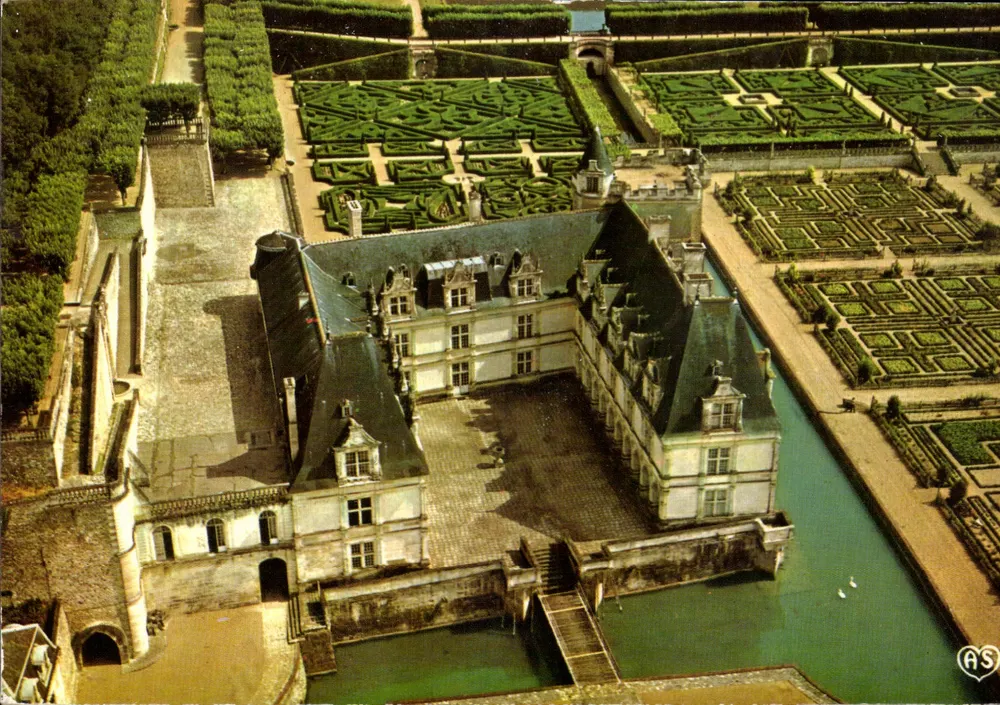Schloss Villandry — Renaissance-Gärten — Verlag ARTAUN Frères, Nantes - Vorderseite