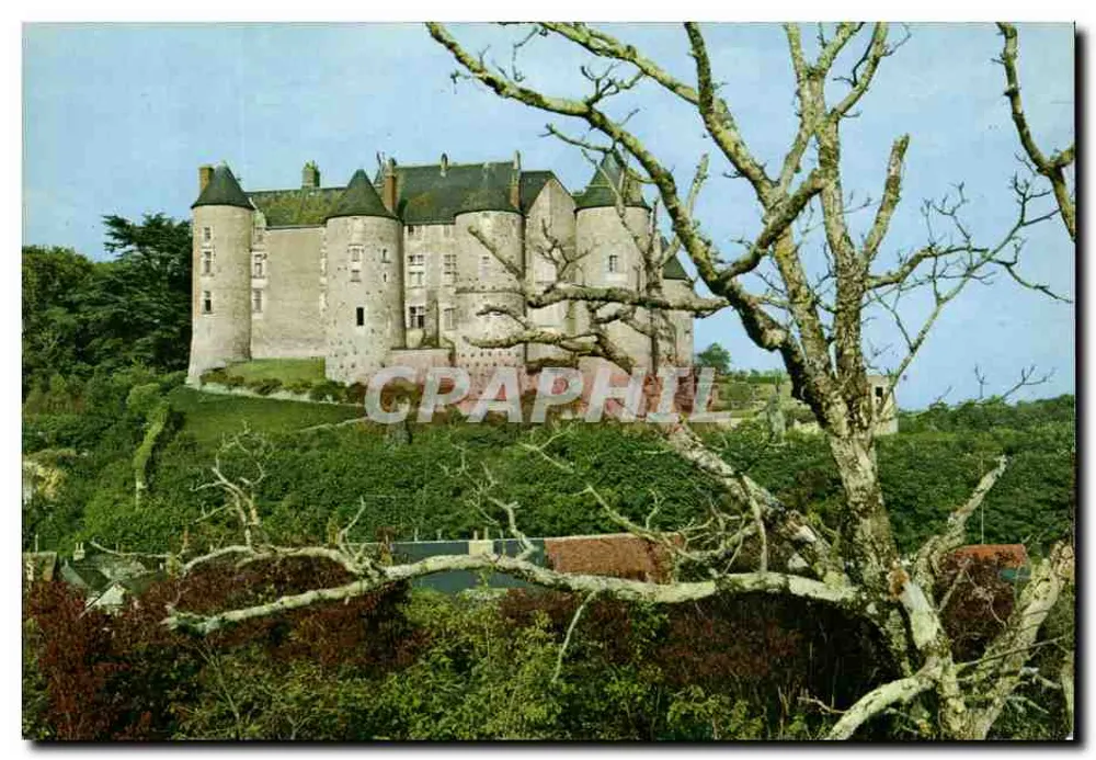 Castelo de Luynes — Torres datadas dos séculos XIII e XV — Cartas do Val-de-Loire, n° 37031 - Frente