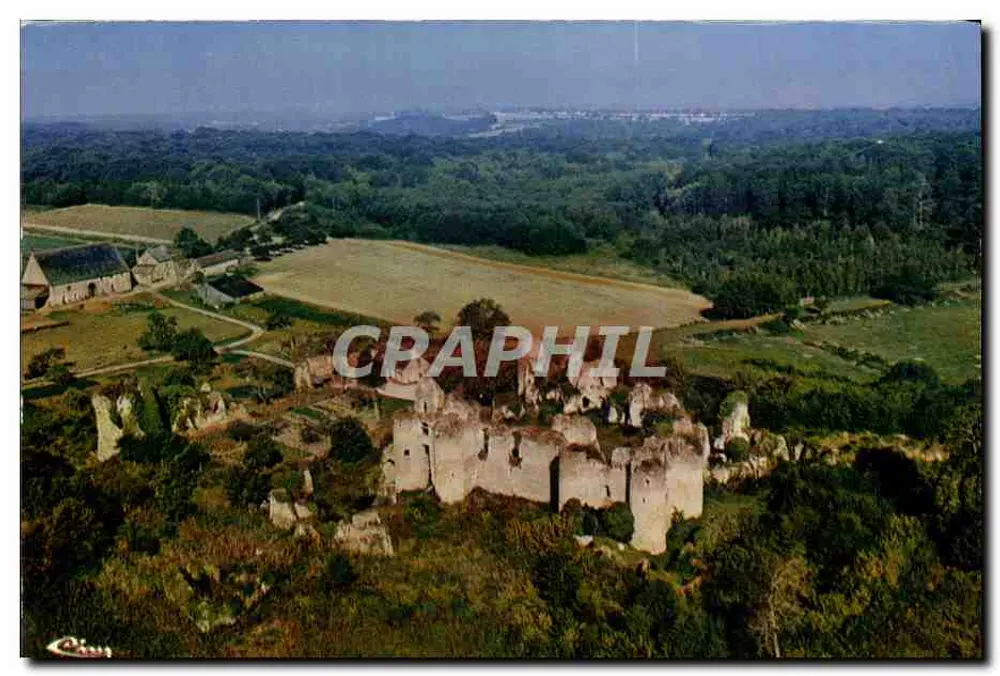 Château-la-Vallière (bei Schloss Vaujours) — Luftbild — Drucker Combier, Mâcon - Vorderseite