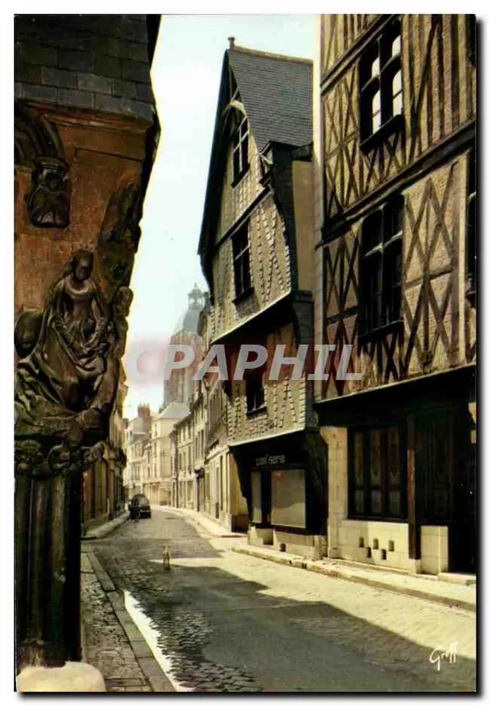 Alte Häuser in der rue du Change — Tours (Indre-et-Loire) — Editions GREFF - Vorderseite