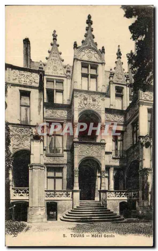 Tours — Hotel Gonin — editor D. (n°5) - Frente