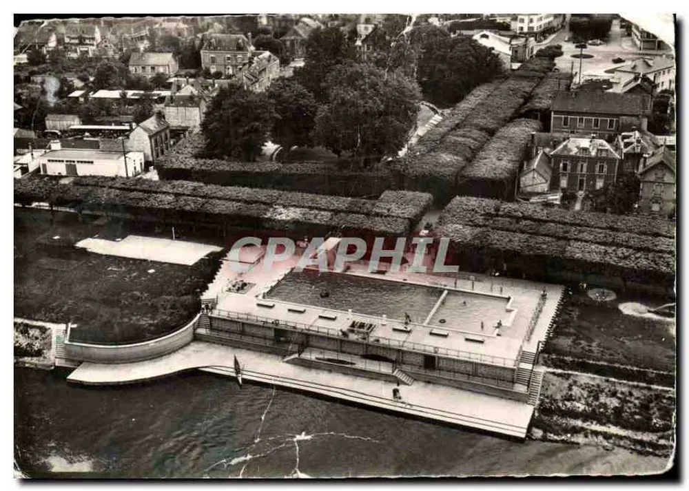 Zwembad van Vernon (Eure) — luchtfoto — Uitgave Lapie, St-Maurice - Voorkant