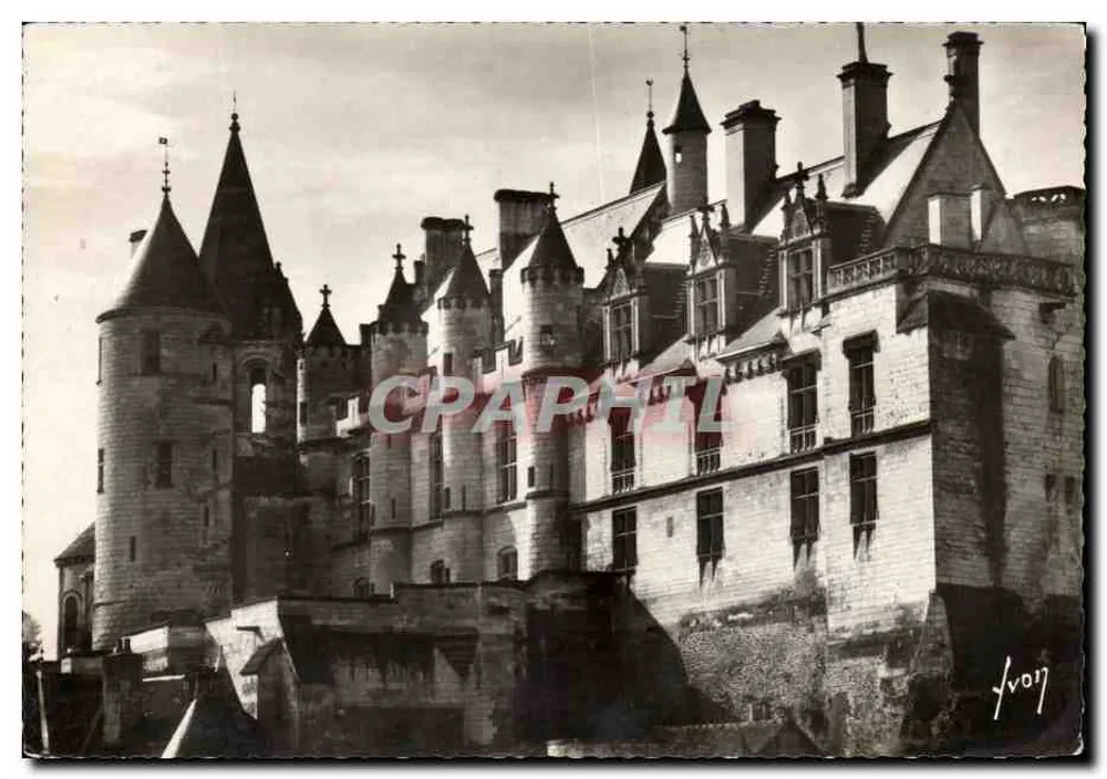Schloss Loches — Ostseite und Turm von Agnès Sorel — Éditions d'Art 'WON', Paris - Vorderseite