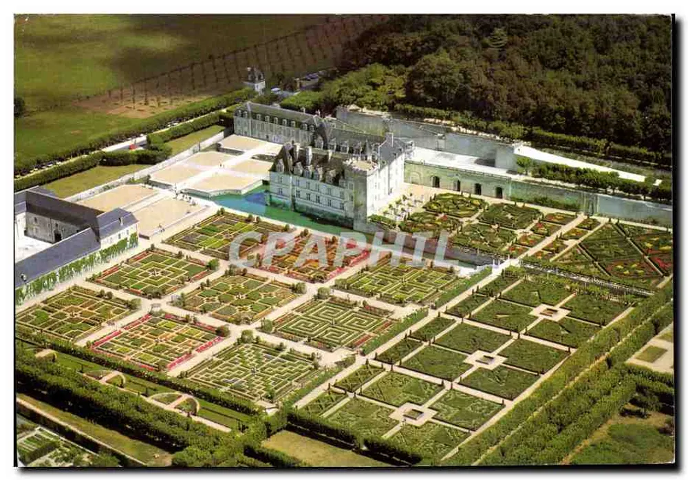 Schloss Villandry — Renaissance-Gärten — Artaud Frères, n°690 - Vorderseite