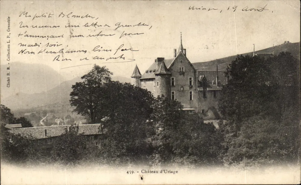 Castelo de Uriage — Urian, Grenoble — Cliché L. P. n°459 - Frente