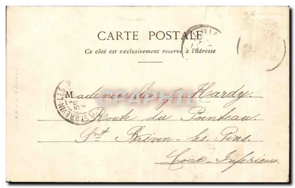 Uriage-les-Bains - O Estabelecimento — n°326 — editor P. Clède - Verso