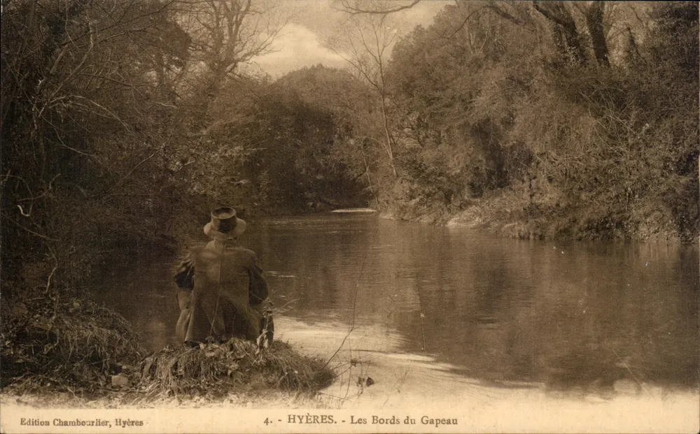 HYÈRES - As margens do Gapeau — Edição Chambozrlier, Hyères, n°4 - Frente