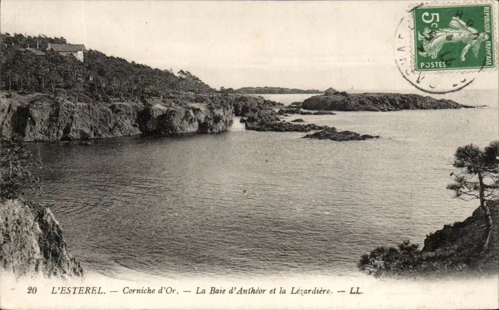 L'ESTEREL — Corniche d'Or — La Baie d'Anthéor und die Lézardière — LL. n°20 - Vorderseite