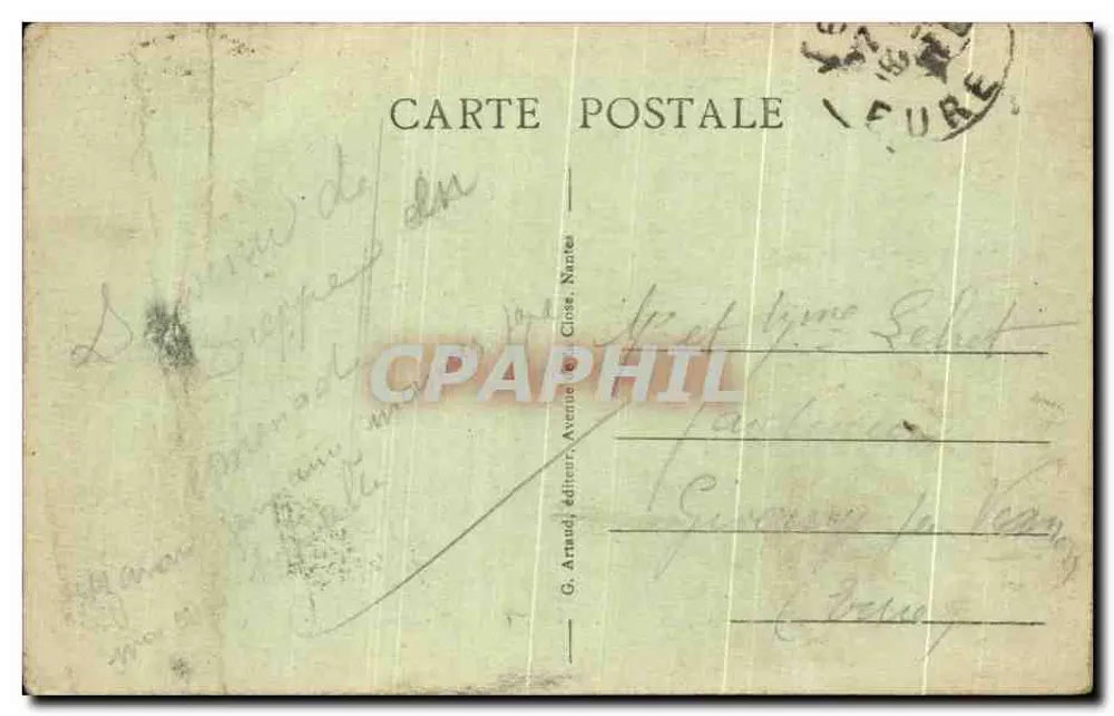 Dieppe — Plage et Terrasse du Casino — G. Arnaud, éditeur - Rückseite