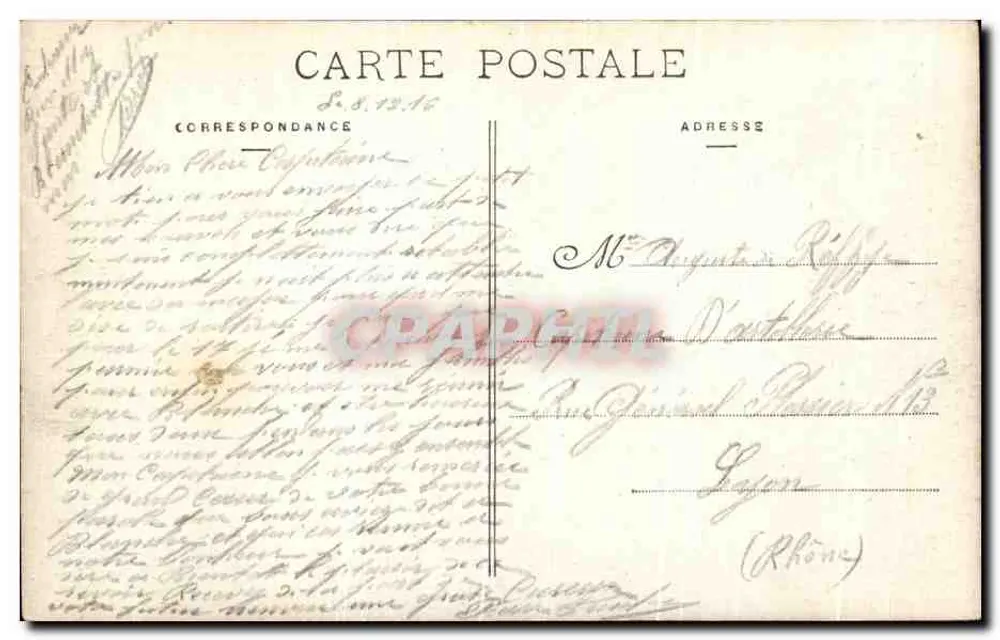 Bar-le-Duc — Rathaus, Ansicht vom Park — Visé Nancy - C - Nr. 24 - Rückseite