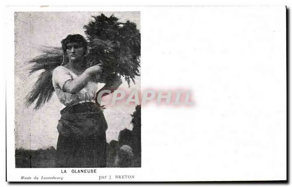 A Colhedora — Museu do Luxemburgo — por J. Breton - Frente