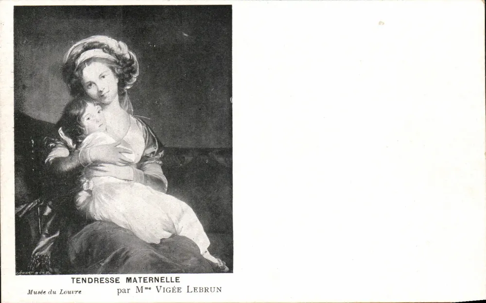 Mütterliche Zärtlichkeit — von Madame Vigée Le Brun — Louvre Museum - Vorderseite