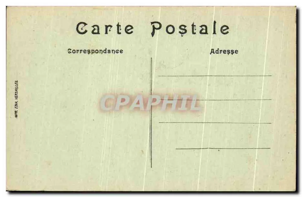 Versailles – Camp de Satory – Avenue Carnot — visa 627 - Rückseite