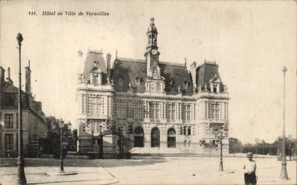 Hôtel de Ville de Versailles — editor IMPR. EDA. VERSAILLES, n° de série 114 - Frente
