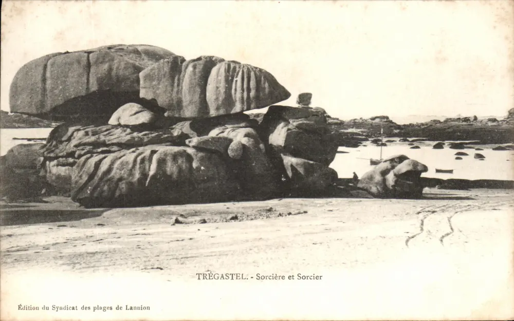 Tré gastel - Bruxa e Bruxo — Edição do Sindicato das Praias de Lannion - Frente