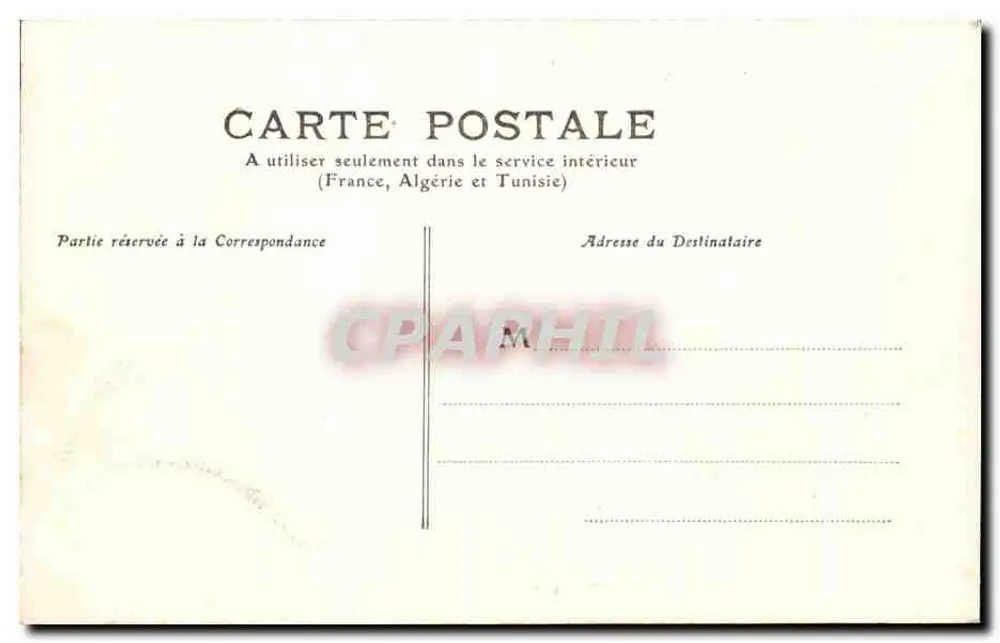 Ruinen der Abtei Trizay — Charentes — G. N. Pap. J. Prévost, Verlag, Saintes - Rückseite