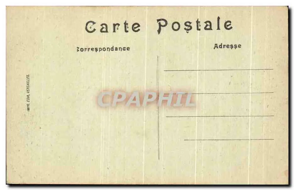 Versailles - Rue Satory - Kasernen Denfert und die Côte du Camp - Rückseite