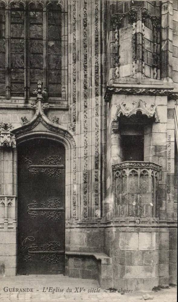 Guérande - A Igreja do Século XV - A cadeira - Frente