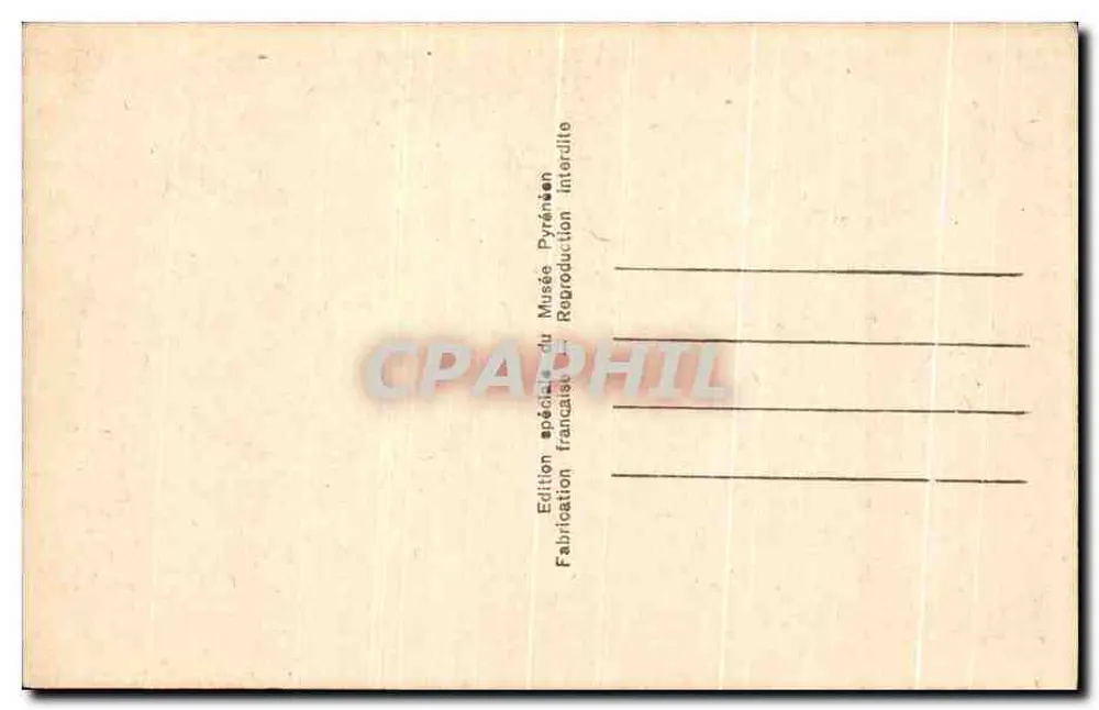 Lourdes — Il Castello Forte, Pont-levis — Rella, n° 3332 - Verso