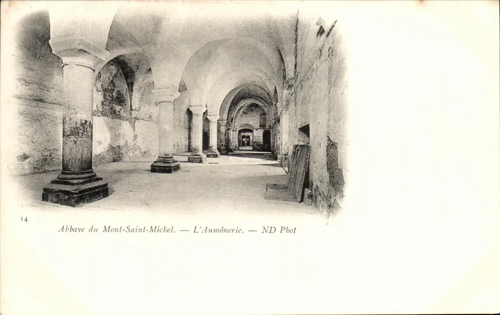 Abbaye du Mont-Saint-Michel — Die Aumônerie — ND Phot - Vorderseite