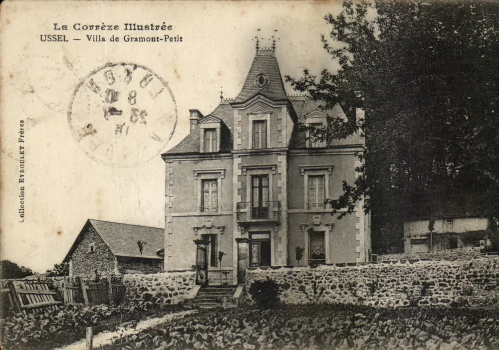 Usseel — Villa de Gramont-Petit — La Corrèze Illustrée - Vorderseite
