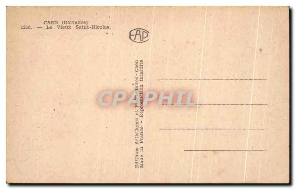 कैन - विज्ञान सेंट-निकोलस - एडिशन आर्टिसिक एवं पब्लिकेयर्स - पीछे